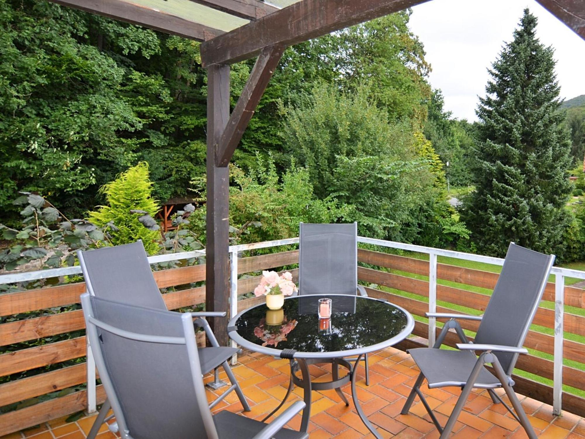 Spacious Apartment In Weser Uplands With Garden Bad Pyrmont Kültér fotó